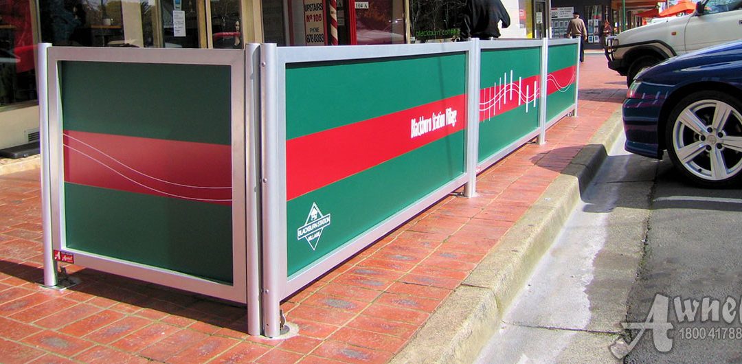 Cafe Barriers Made in Australia