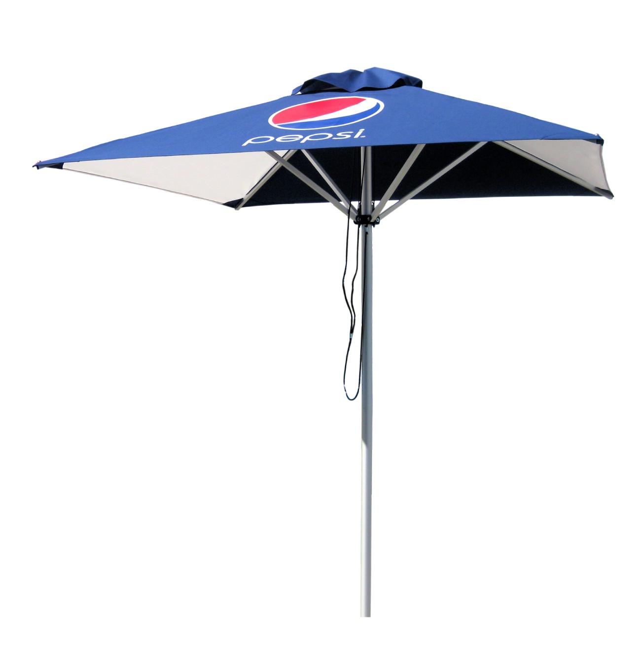 Market Umbrella, Cafe Umbrella Series. Commercial umbrella with printed logo