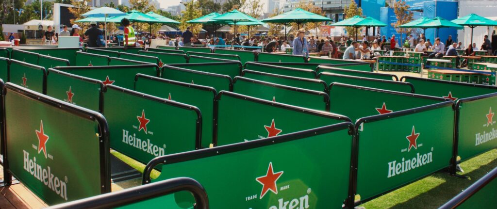 Cafe Barriers Heineken Style 3