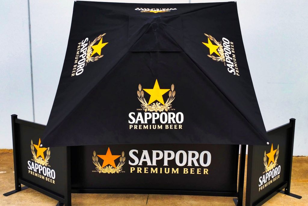 Sapporo Market Umbrella and Cafe Barriers