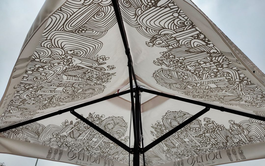 Botero Cafe Umbrellas