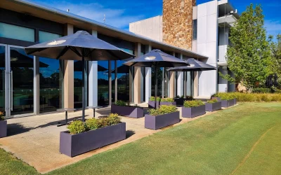 Ausbrella Market Umbrellas at Sandhurst Golf Club